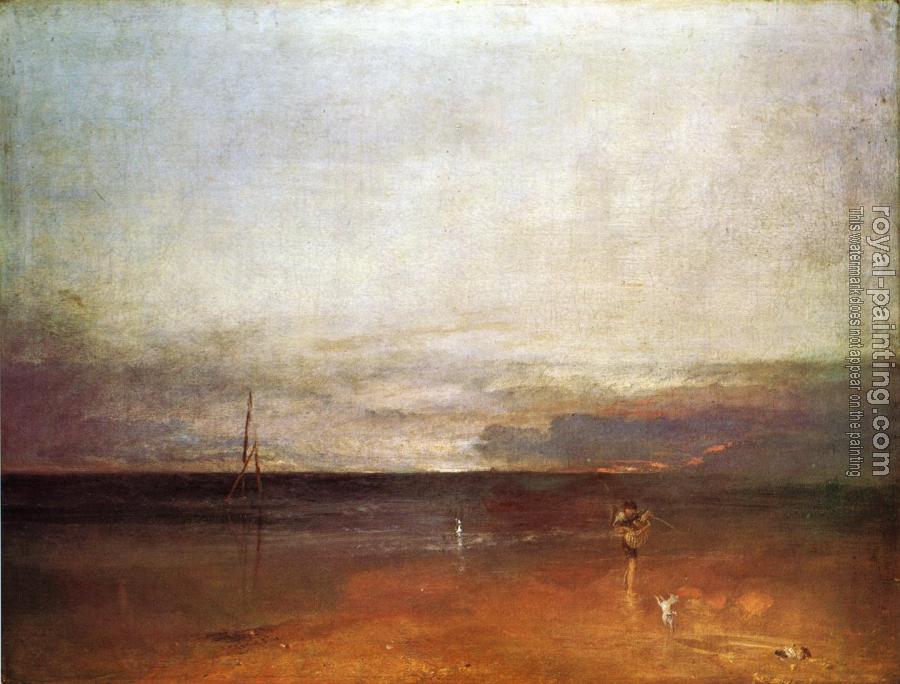 Joseph Mallord William Turner : Rocky Bay with Figures II